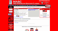 Desktop Screenshot of masctournament.com